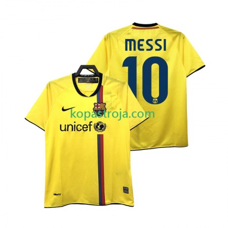 Billiga Fotbollströjor FC Barcelona Lionel Messi 10 2008 2009 Retro Borta tröja Kortärmad